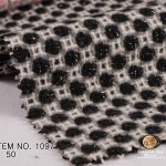 زمستانی طرح دار سیاه و سفید با نخ براق